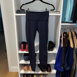 Navy lulu leggings